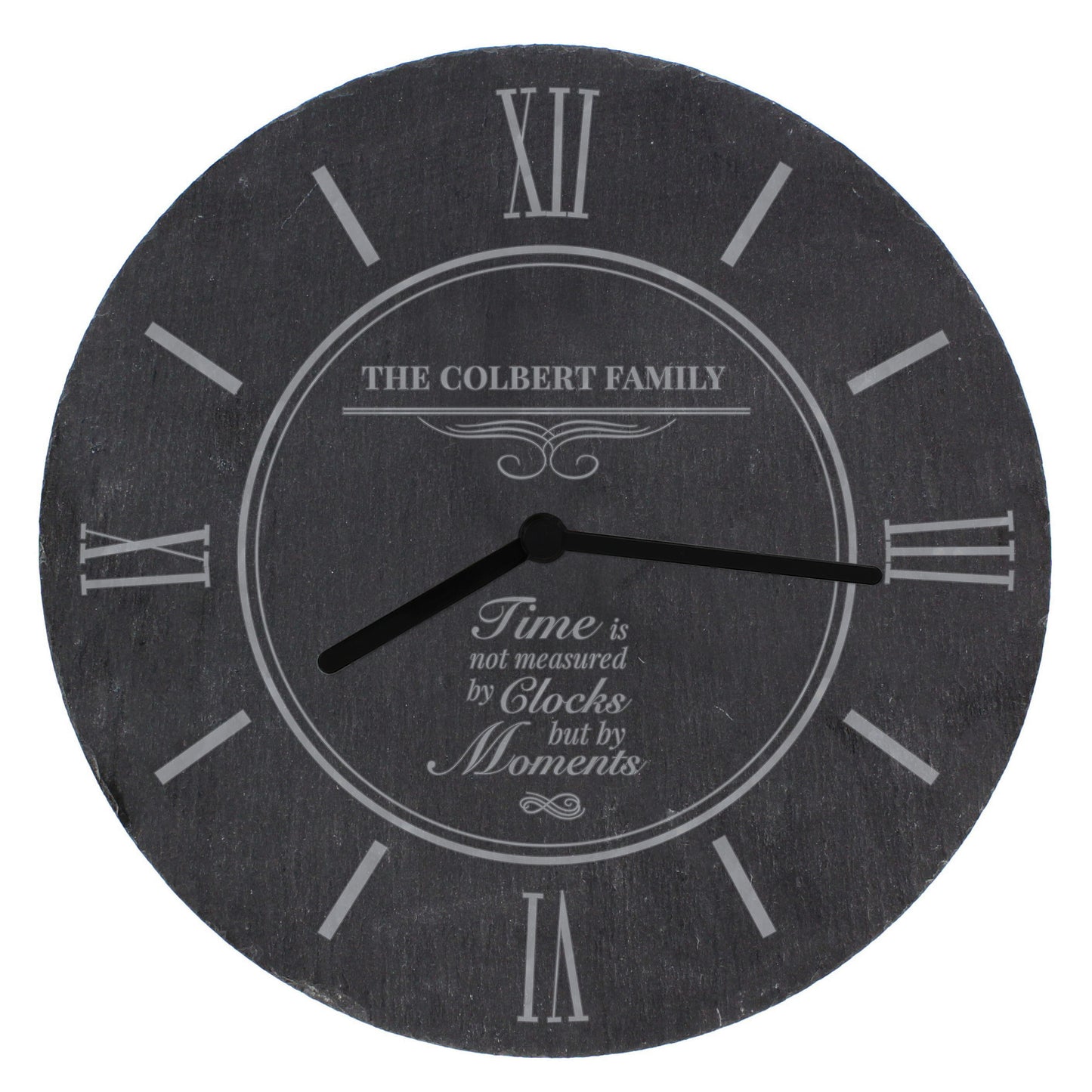 Personalised Moments Slate Clock - image 5