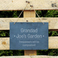Personalised Large Hanging Slate Sign from Heartfelt Gifts