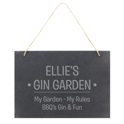 Personalised Large Hanging Slate Sign - image 2