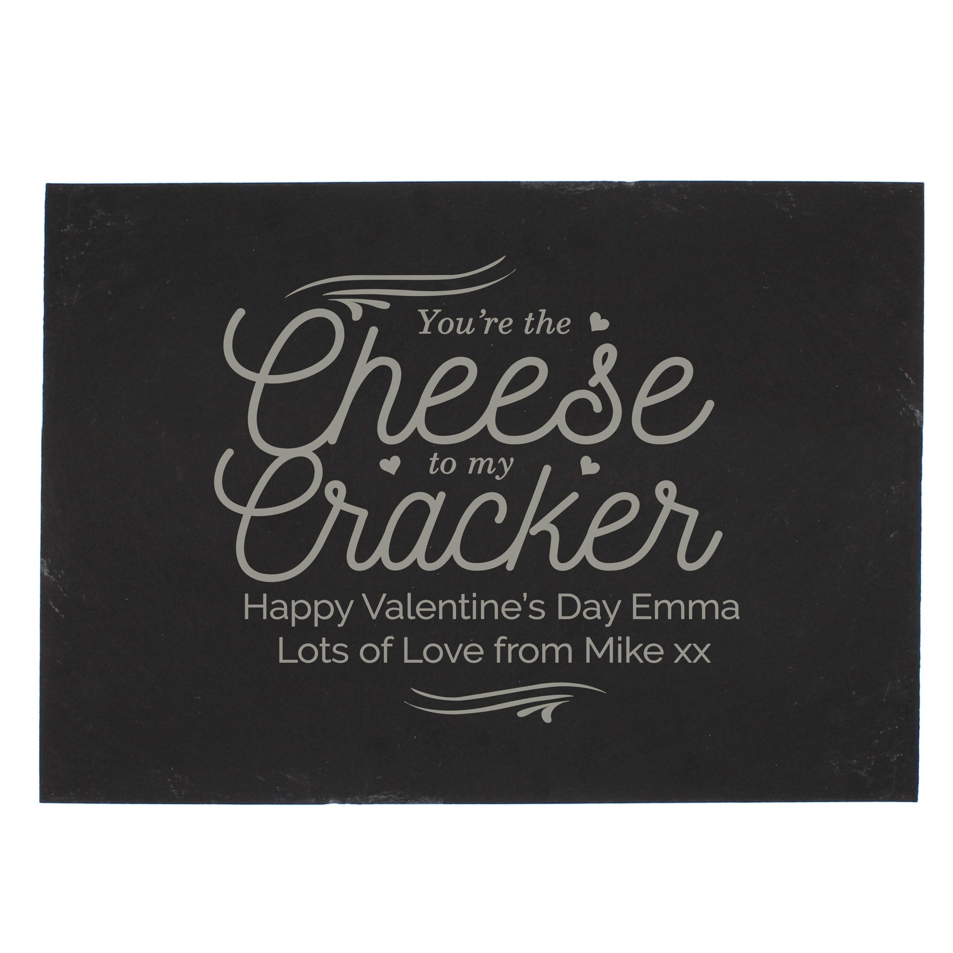 Personalised Cheese To My Cracker Slate Cheese Board - image 2