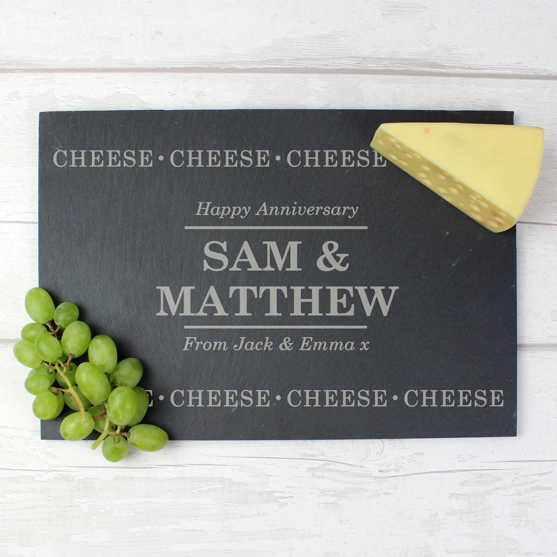 Personalised Cheese Cheese Cheese Slate Cheese Board - image 4