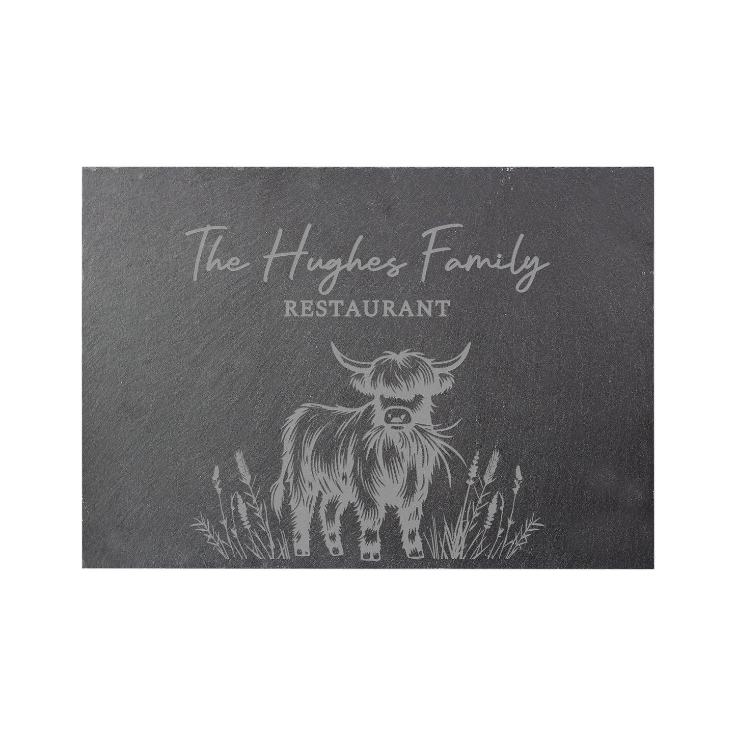Personalised Highland Cow Slate Placemat - image 5