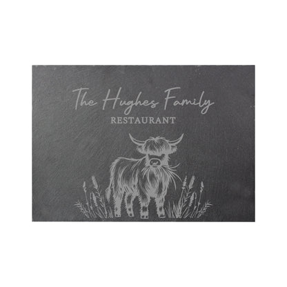 Personalised Highland Cow Slate Placemat - image 5
