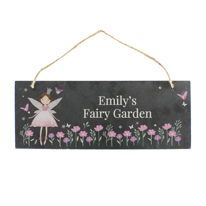 Personalised Fairy Princess Garden Slate Sign – Girls Hanging Garden Gift - image 5