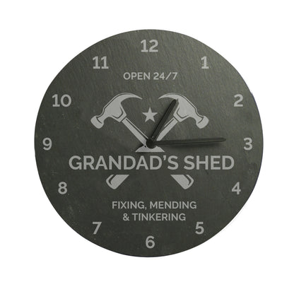 Personalised Tools Slate Clock – DIY Dad Workshop & Birthday Gift - image 5