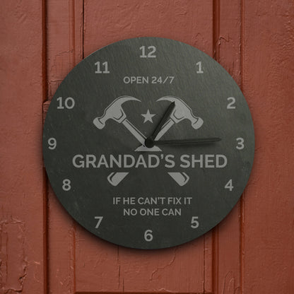 Personalised Tools Slate Clock – DIY Dad Workshop & Birthday Gift - image 6