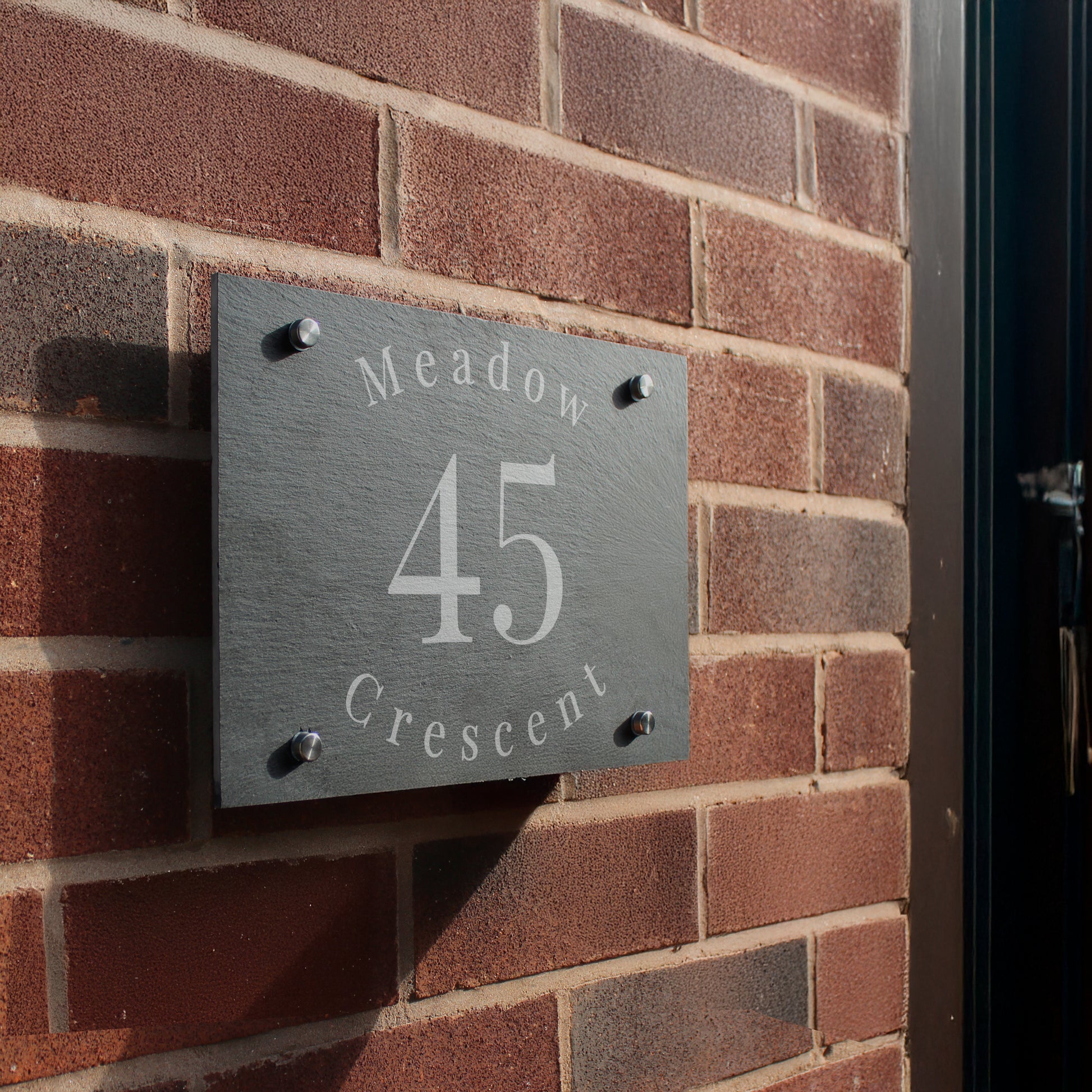 Personalised Slate House Sign – Classic Housewarming New Home Gift - image 3