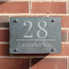 Personalised Large Number Slate House Sign – Housewarming New Home Gift