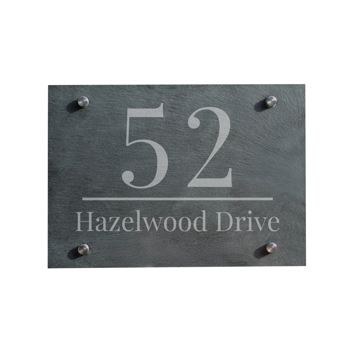 Personalised Large Number Slate House Sign – Housewarming New Home Gift - image 4