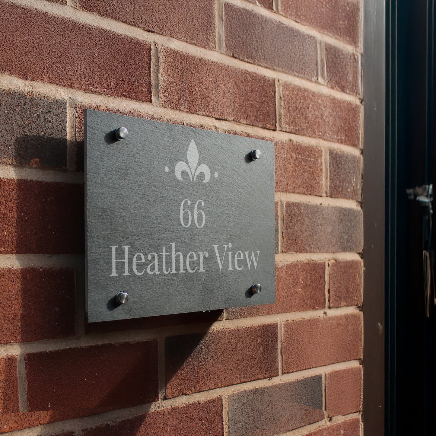 Personalised Ornate Slate House Sign – Housewarming New Home Gift - image 3