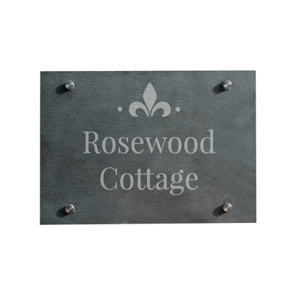 Personalised Ornate Slate House Sign – Housewarming New Home Gift - image 4