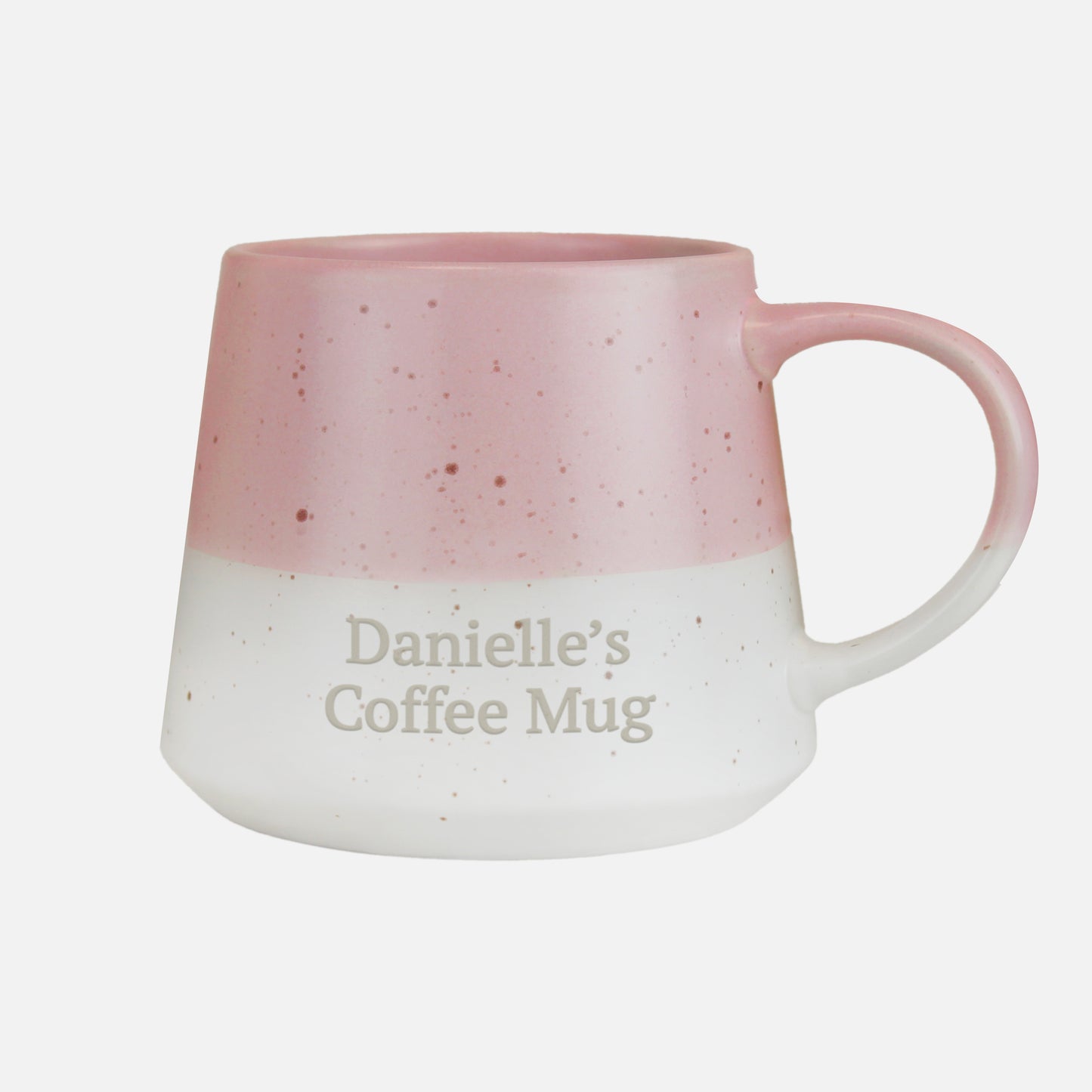 Personalised Pink Speckled Ceramic Mug – Birthday Mother's Day Gift - image 3