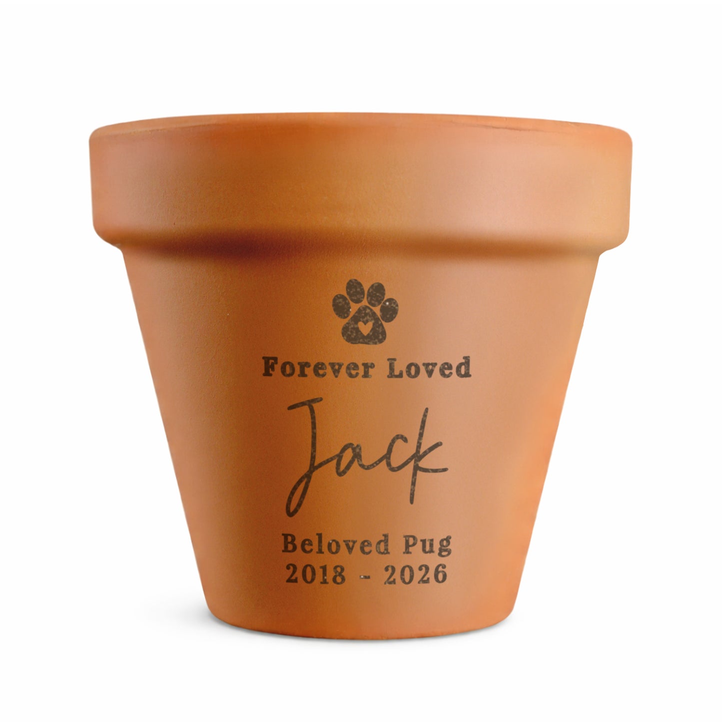 Personalised Pet Memorial Terracotta Plant Pot - image 5