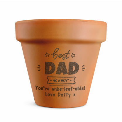 Personalised Best Ever Terracotta Plant Pot - image 5