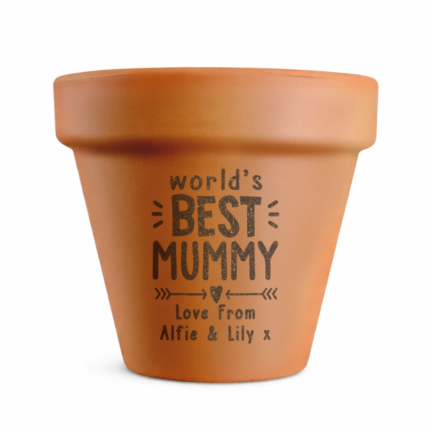 Personalised Worlds Best Terracotta Plant Pot - image 5