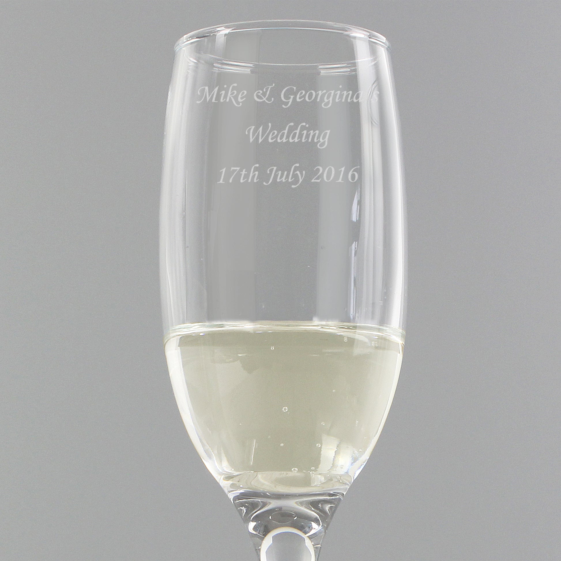 Personalised Traditional Toast Flute - image 3
