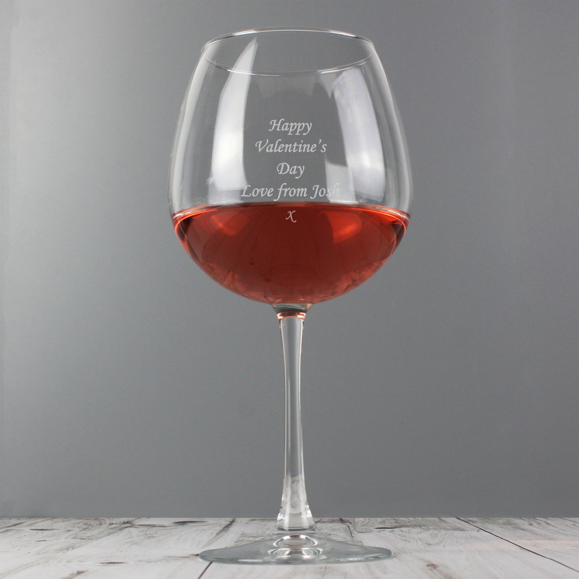 Personalised Bottle of Wine Glass - image 6