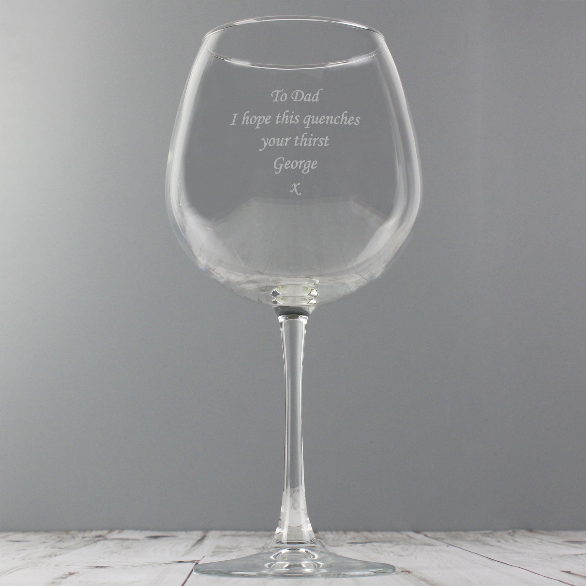Personalised Bottle of Wine Glass - image 10