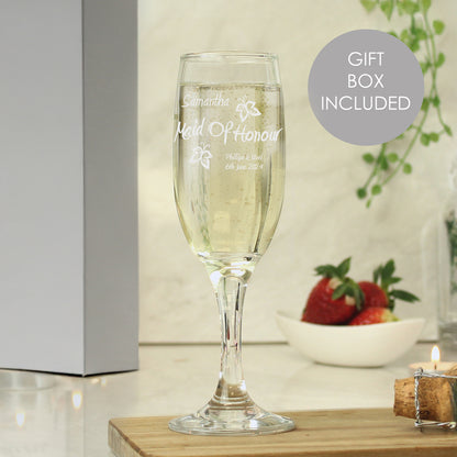 Personalised Elegance Flute from Heartfelt Gifts