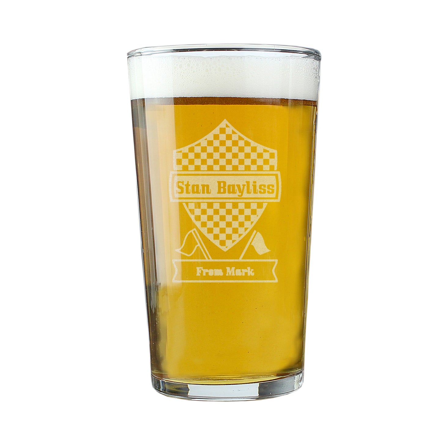 Personalised Formula 1 Pint Glass - image 2