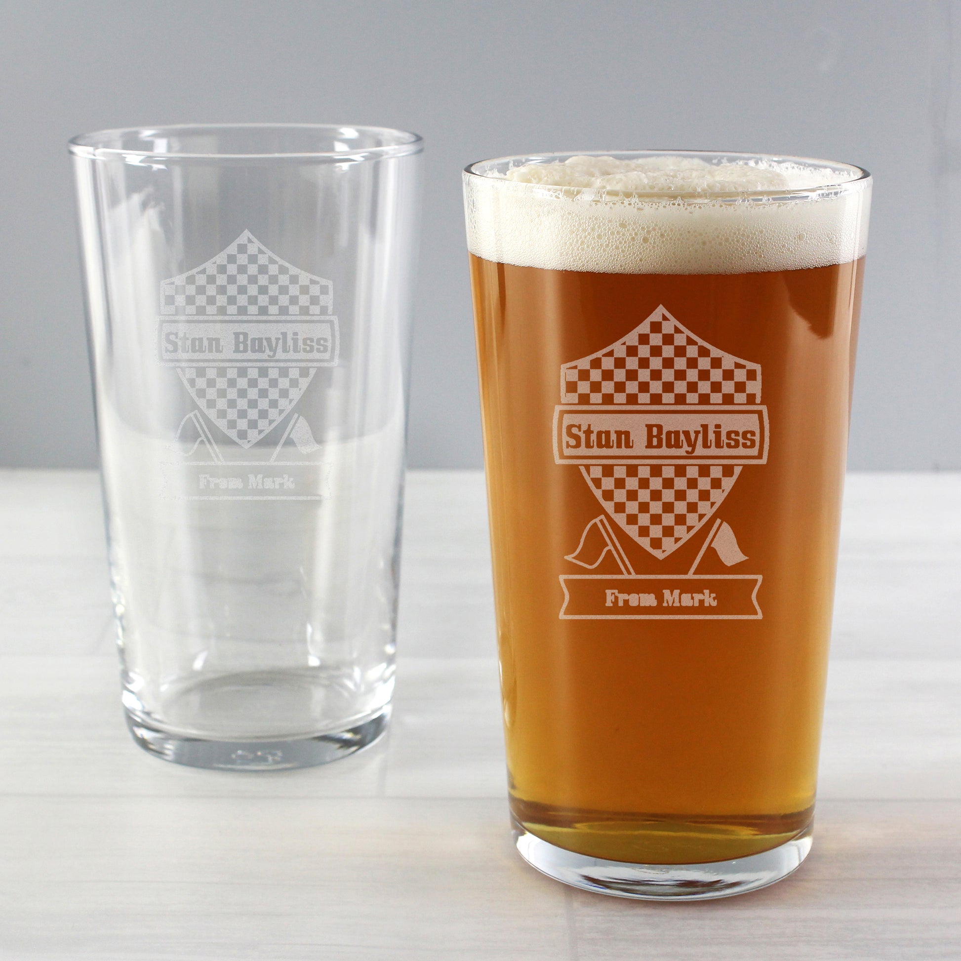 Personalised Formula 1 Pint Glass - image 4