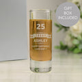 Personalised Birthday Star Shot Glass from Heartfelt Gifts