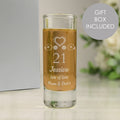Personalised Birthday Craft Shot Glass Engraved from Heartfelt Gifts