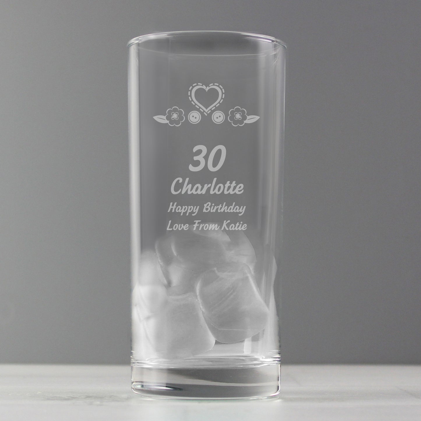 Personalised Birthday Craft Hi Ball Glass - image 3