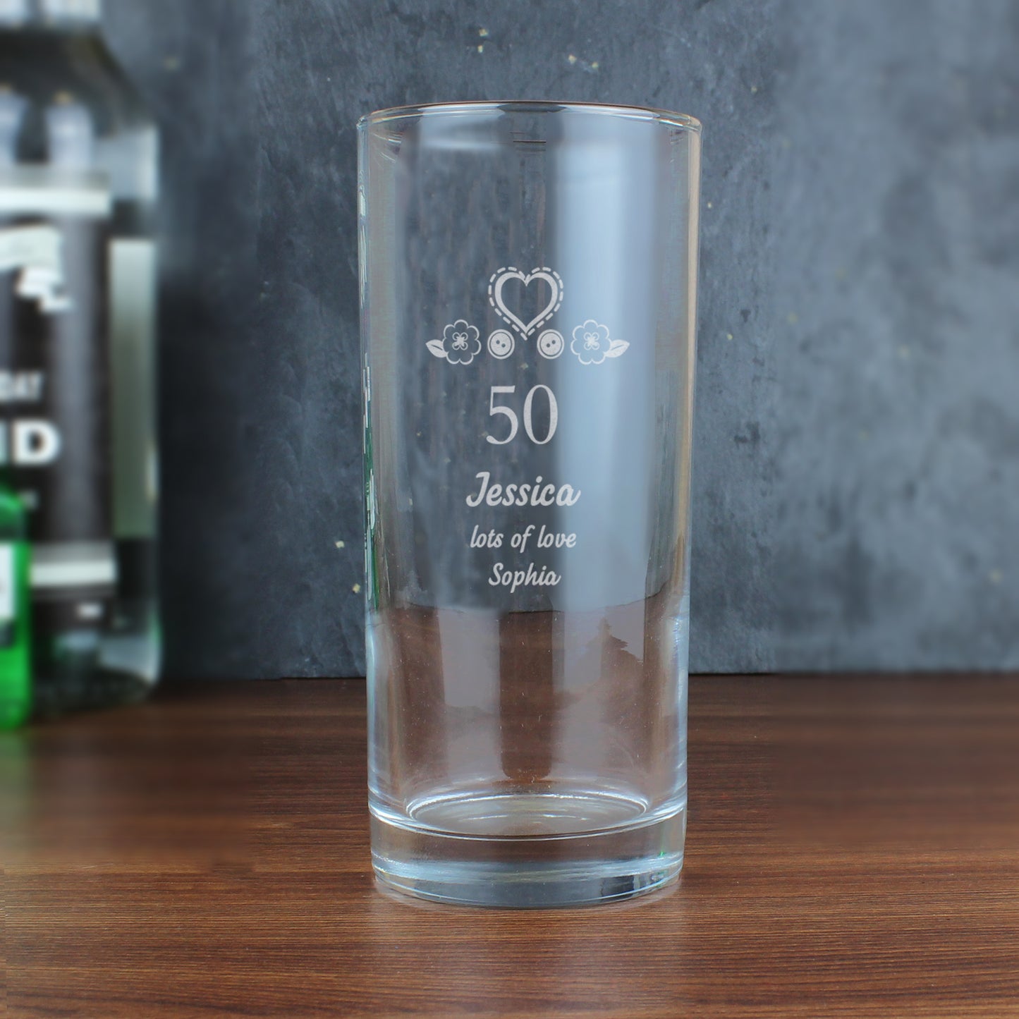 Personalised Birthday Craft Hi Ball Glass - image 6