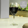 Personalised Birthday Craft Wine Glass from Heartfelt Gifts