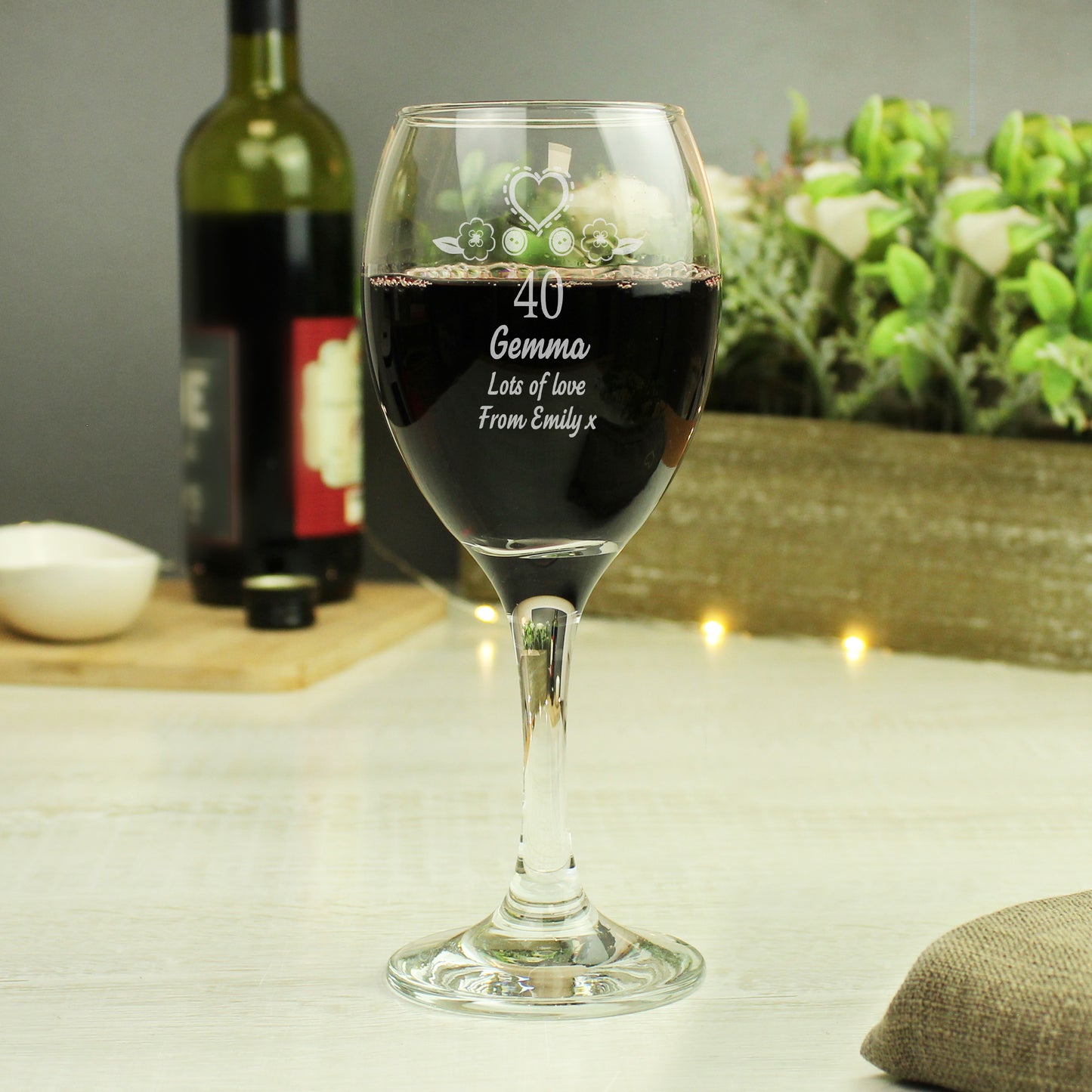 Personalised Birthday Craft Wine Glass - image 3