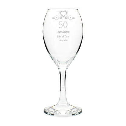 Personalised Birthday Craft Wine Glass - image 5
