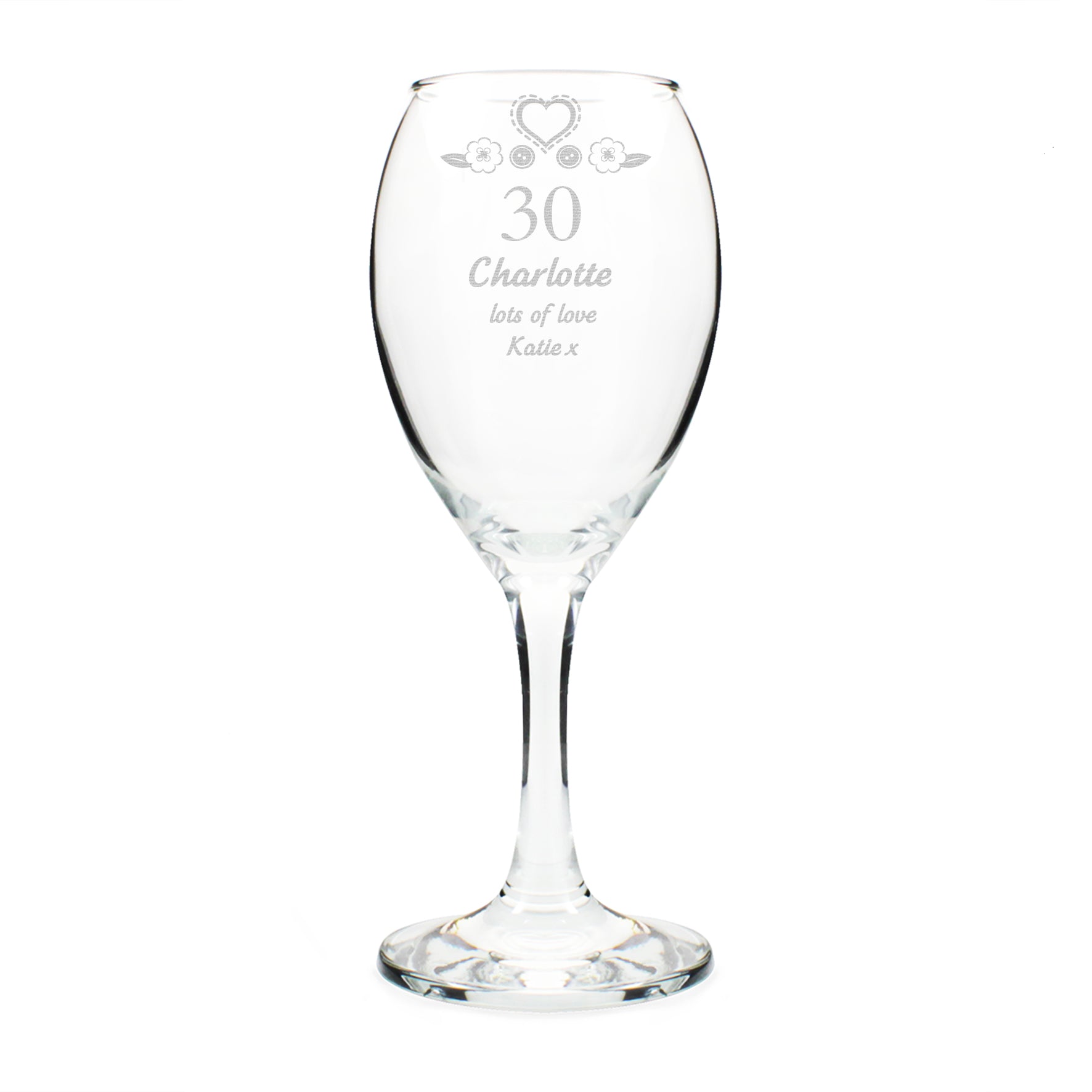 Personalised Birthday Craft Wine Glass - image 6
