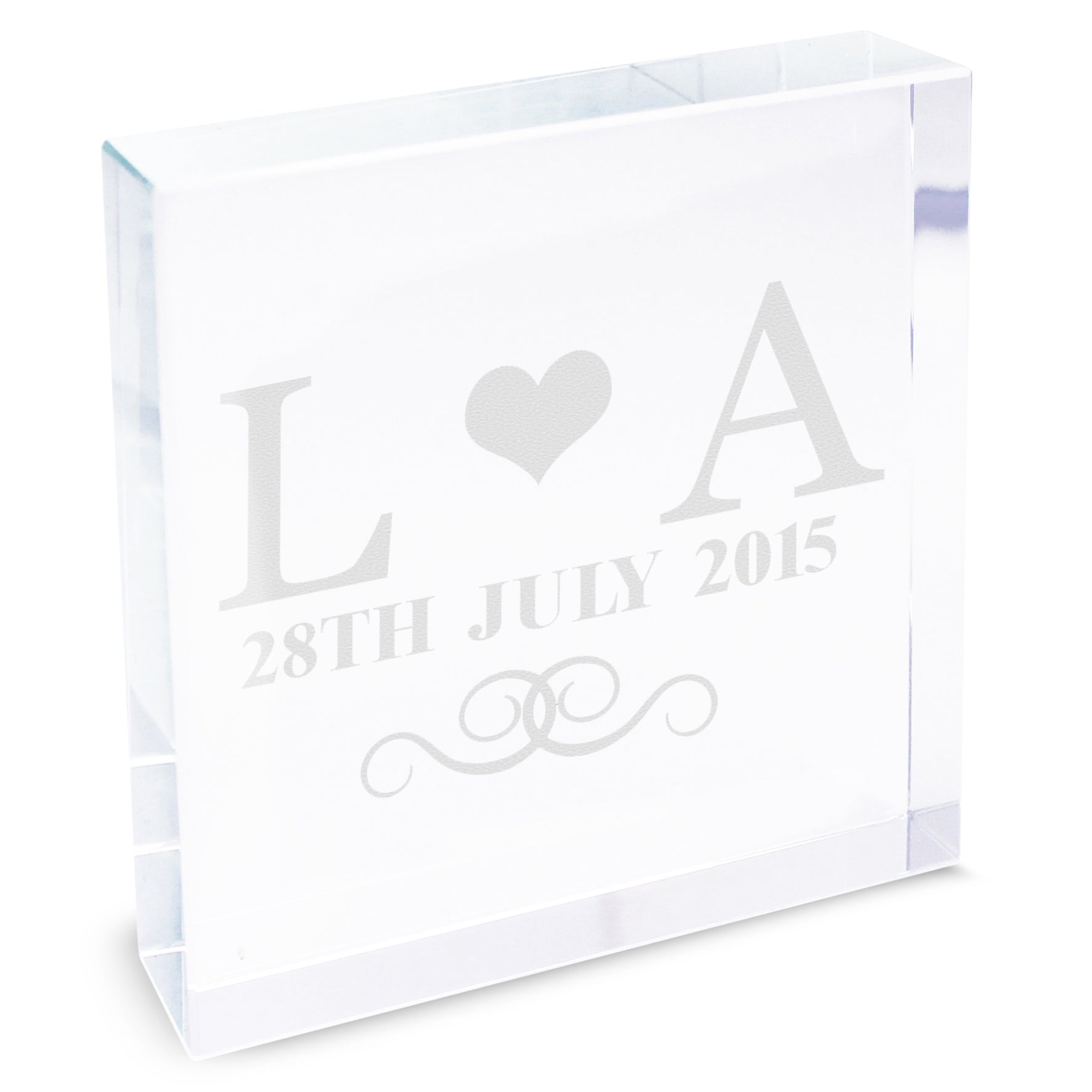 Personalised Monogram Crystal Token - image 4