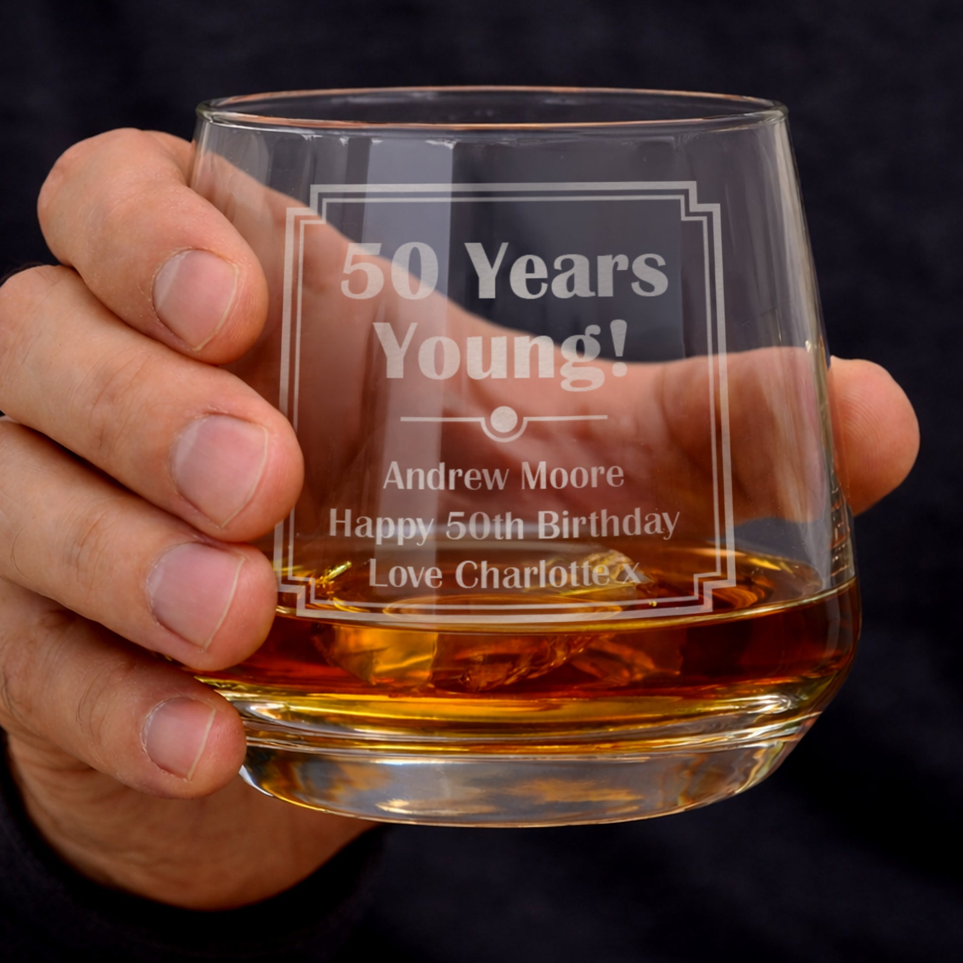 Personalised Art Deco Tumbler - image 2