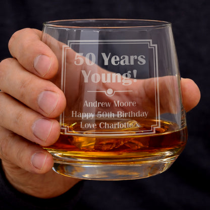 Personalised Art Deco Tumbler - image 2