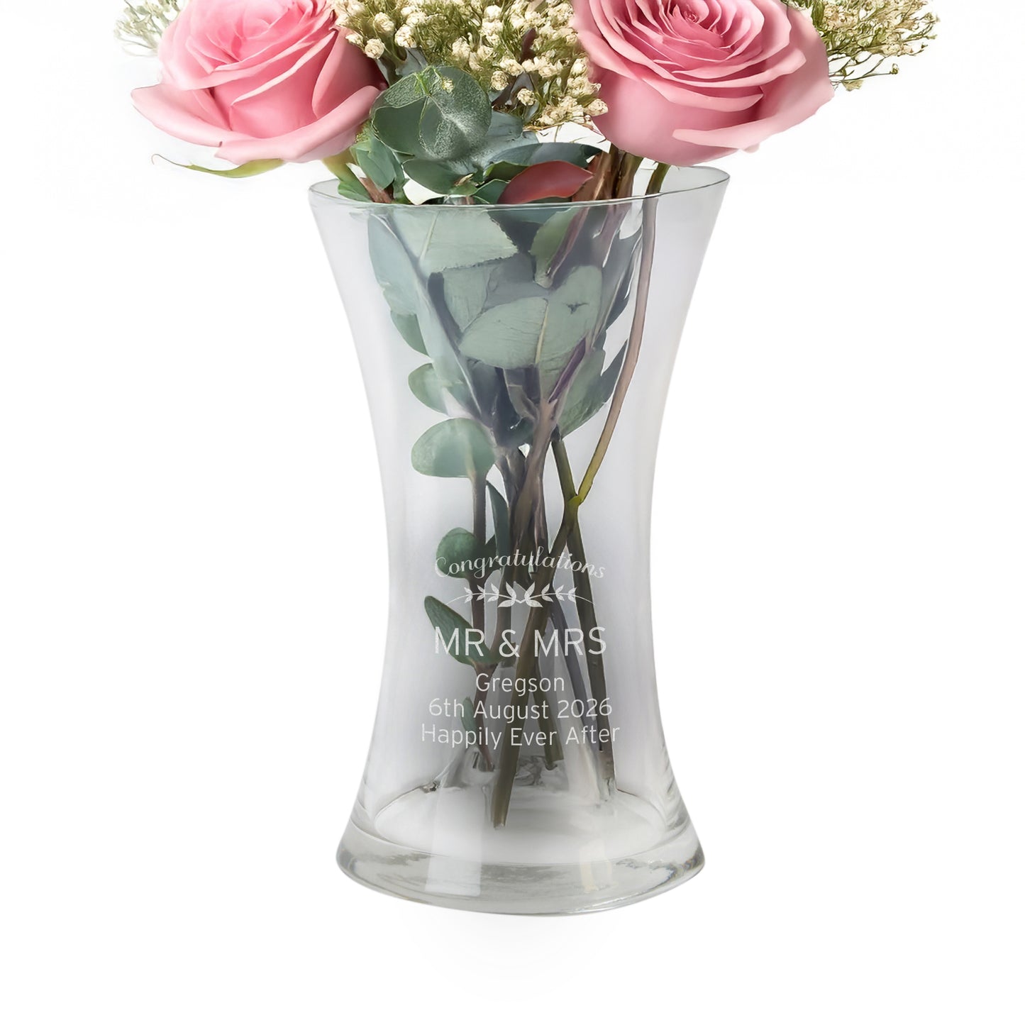 Personalised Classic Glass Vase - image 4