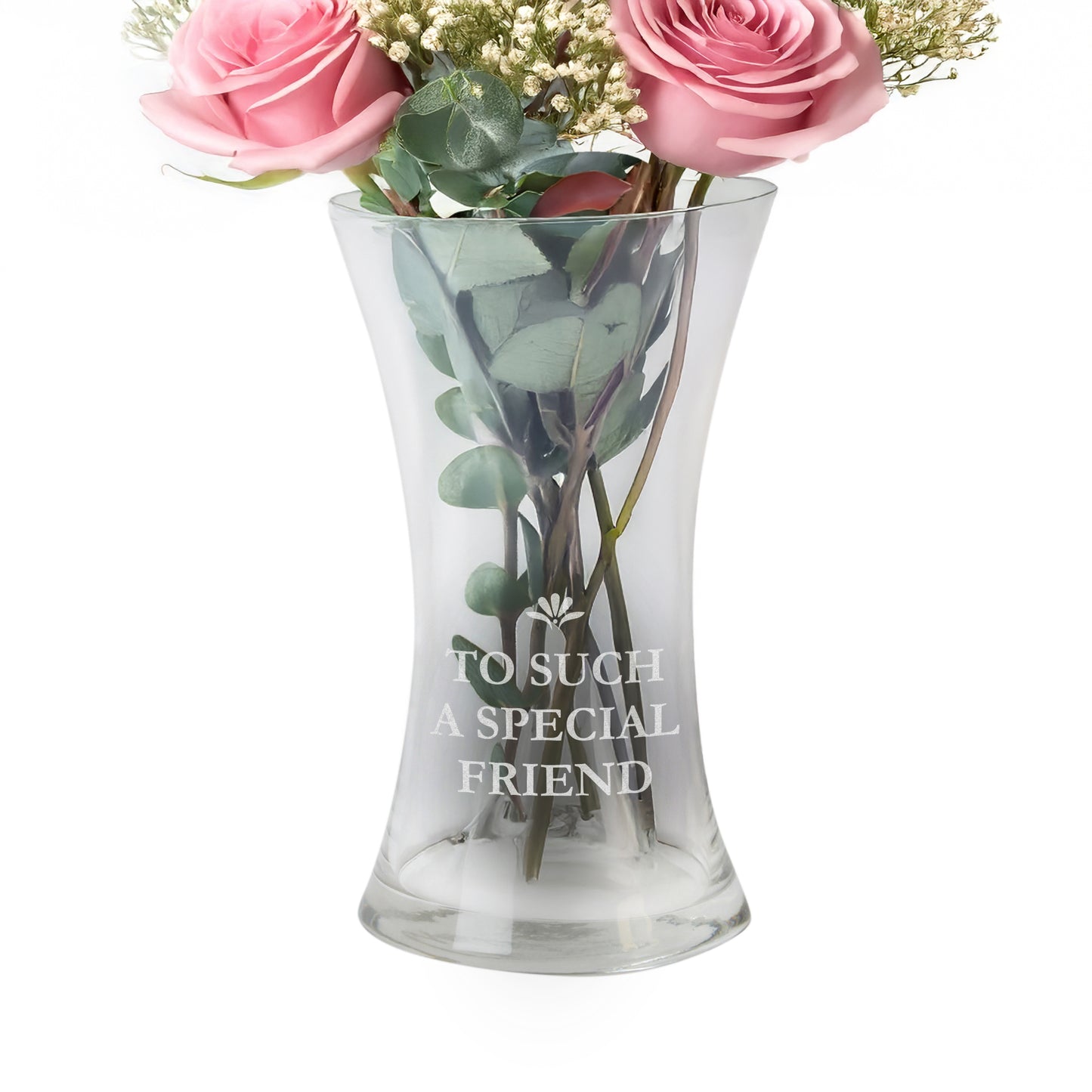 Personalised Bold Font Glass Vase - image 4