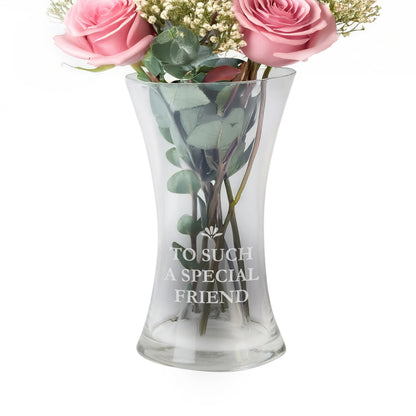 Personalised Bold Font Glass Vase - image 4