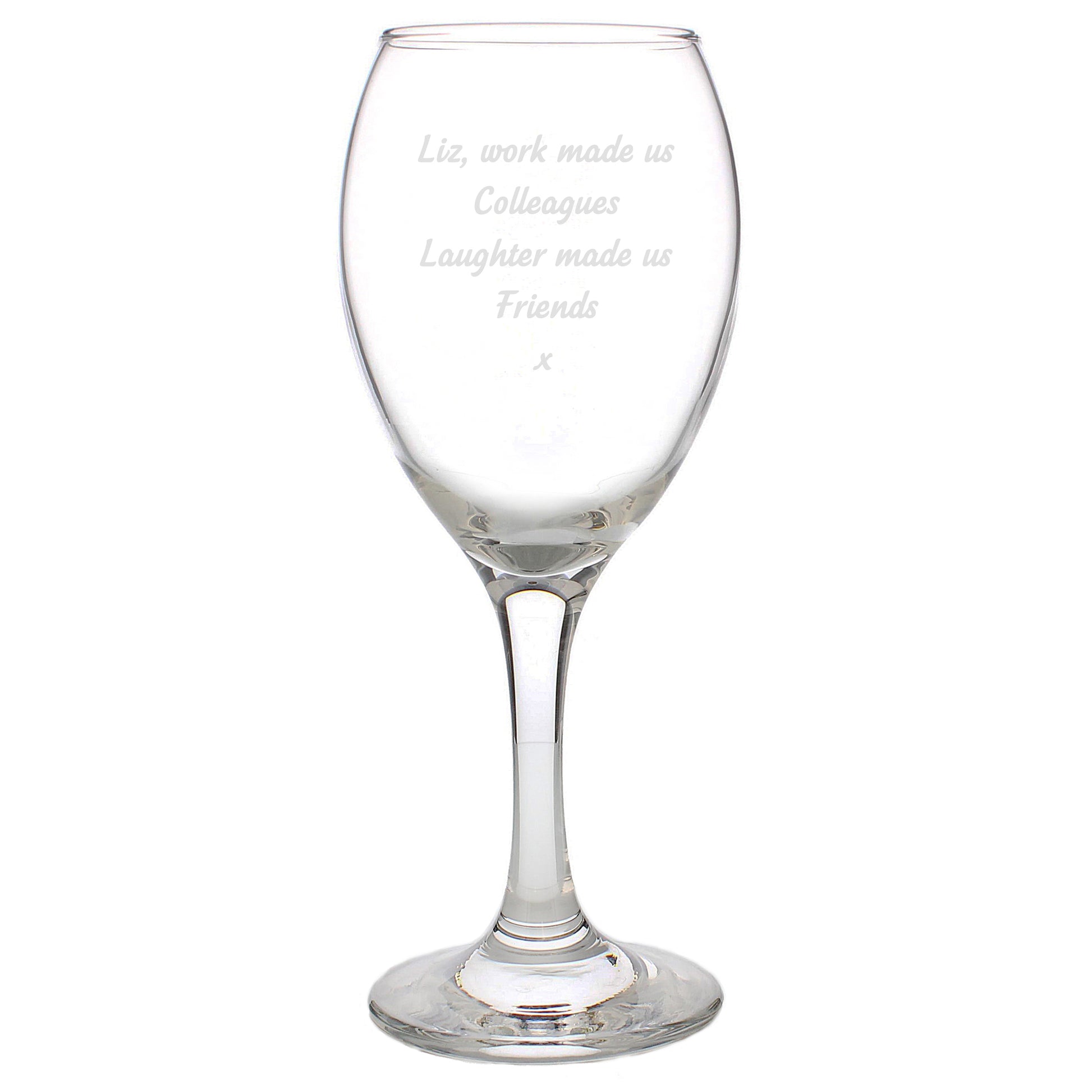 Personalised Any Message Wine Glass - image 2