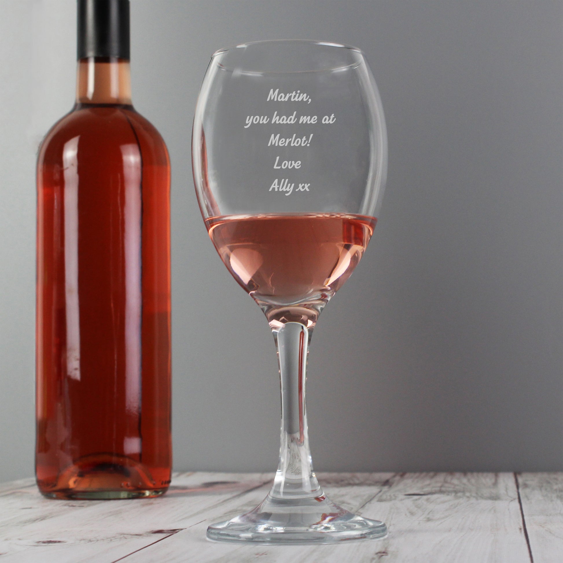 Personalised Any Message Wine Glass - image 4