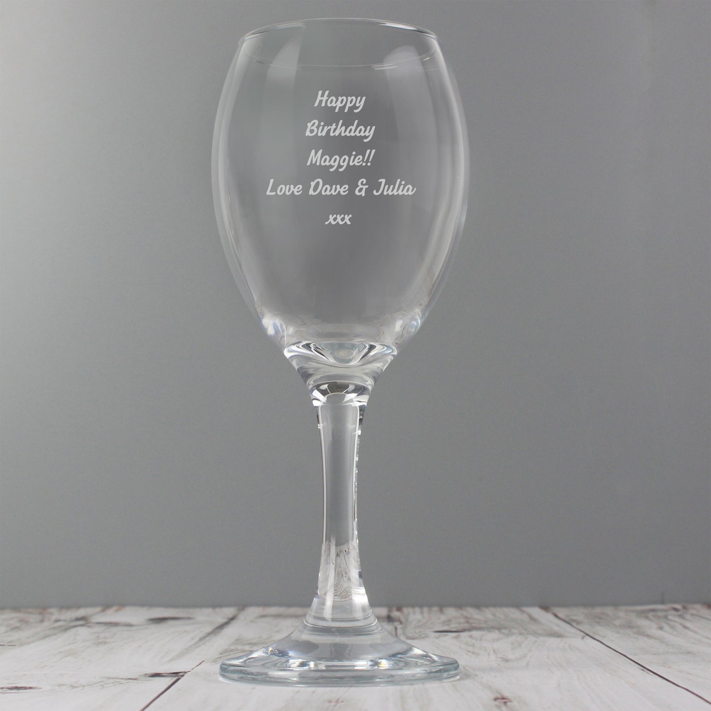Personalised Any Message Wine Glass - image 5
