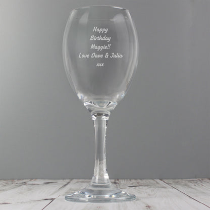 Personalised Any Message Wine Glass - image 5