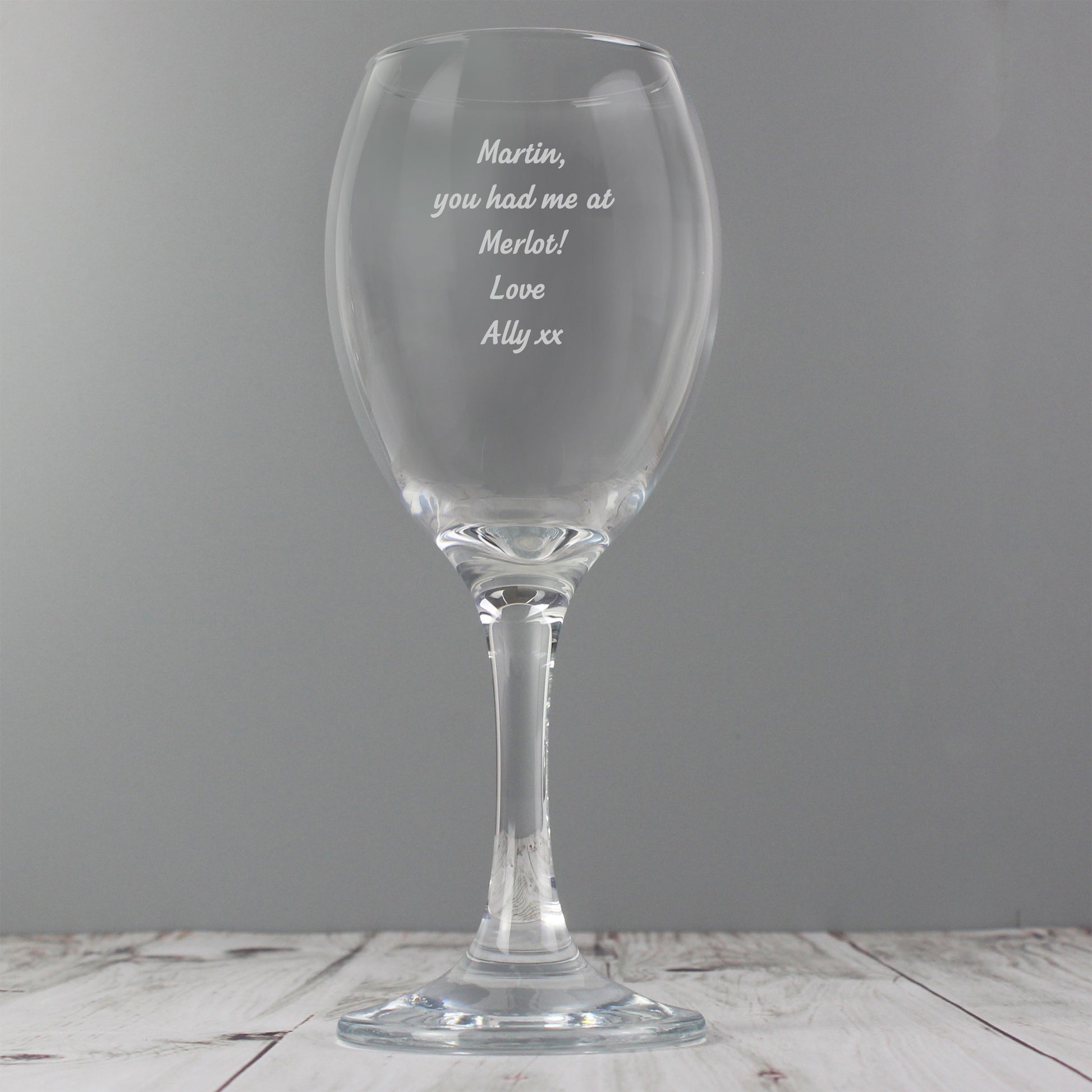 Personalised Any Message Wine Glass - image 6
