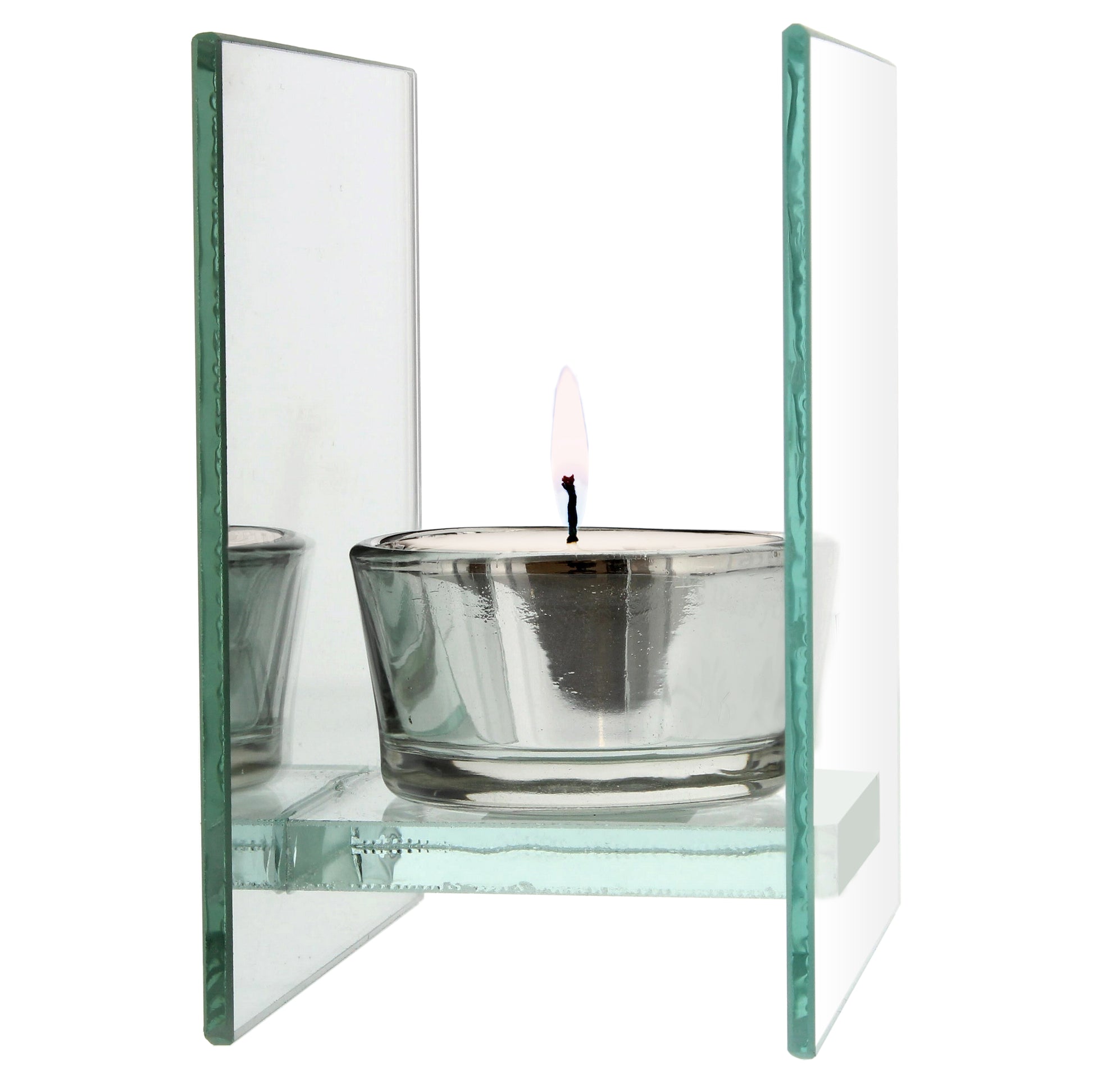 Personalised Sentiments Mirrored Glass Tea Light Candle Holder - image 10