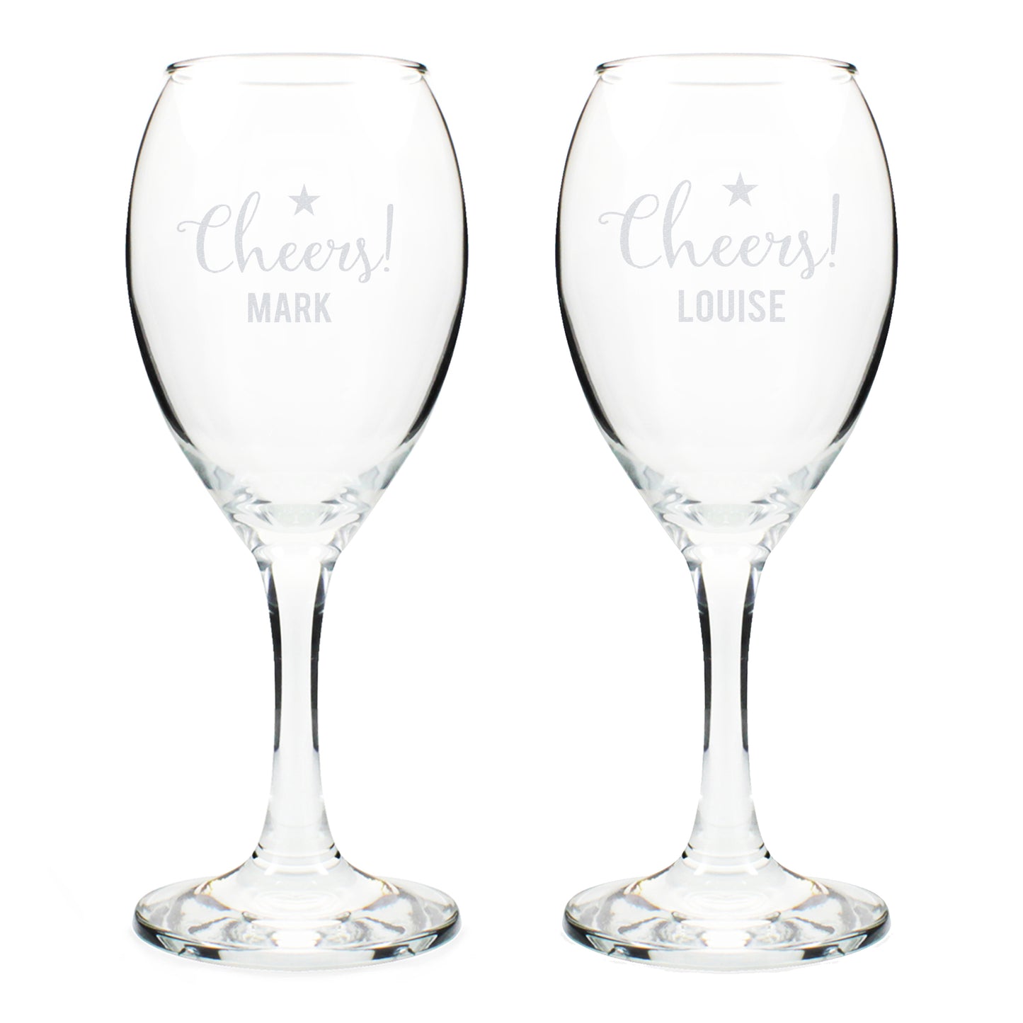 Personalised Cheers Wine Glass Set - image 5