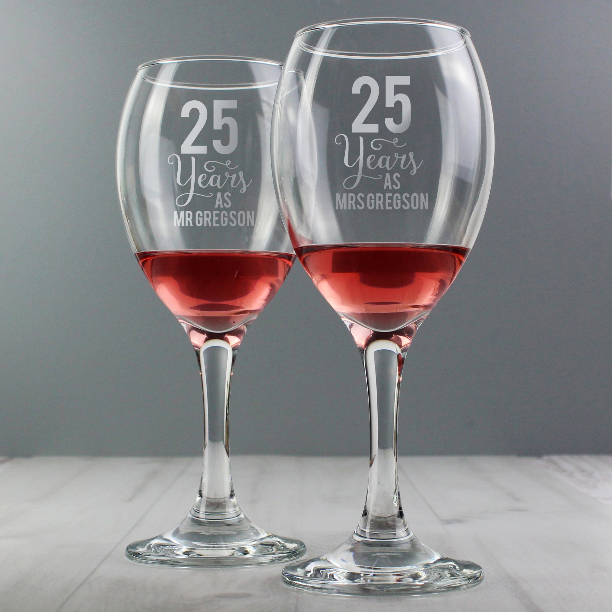 Personalised Years As... Wine Glass Set - image 3