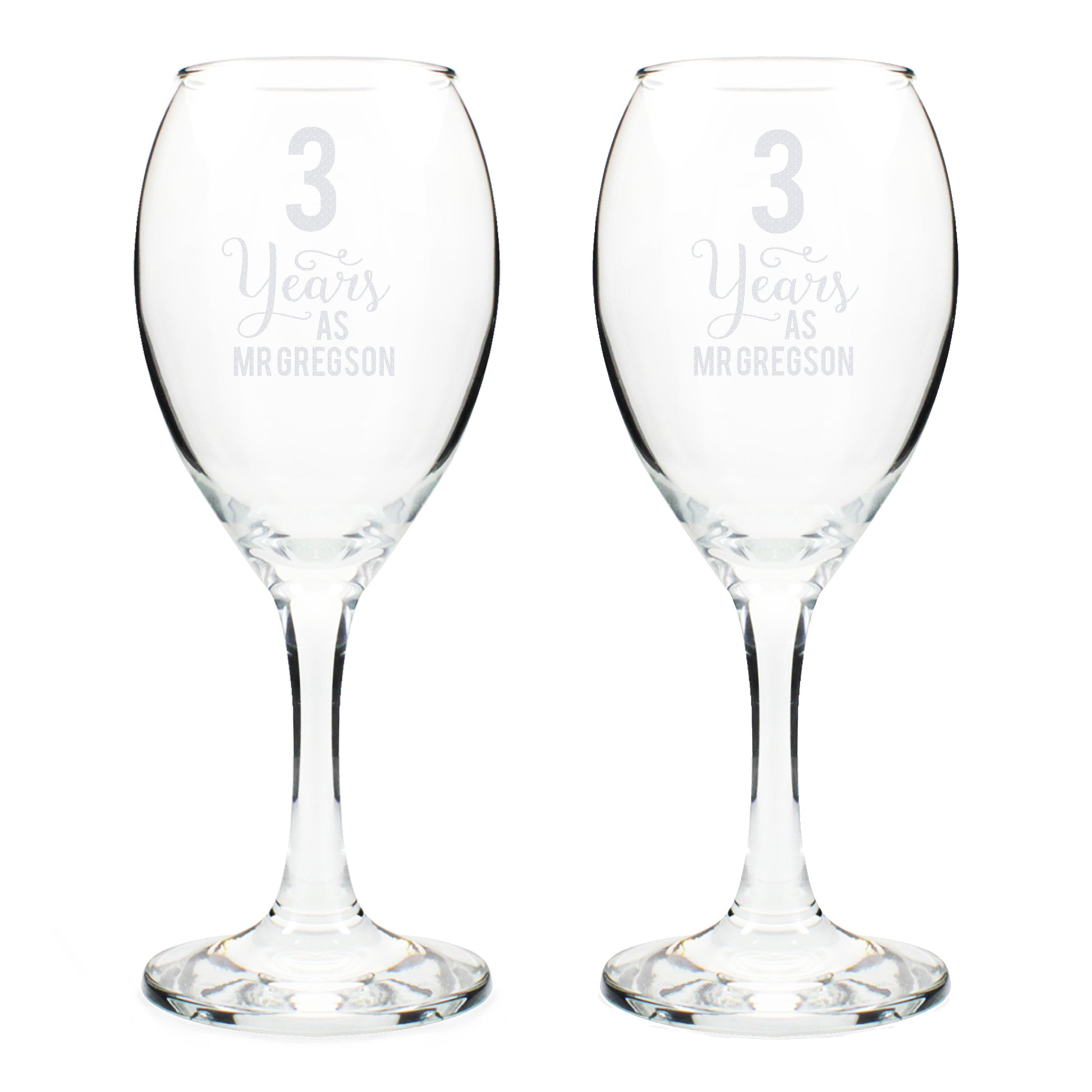 Personalised Years As... Wine Glass Set - image 5