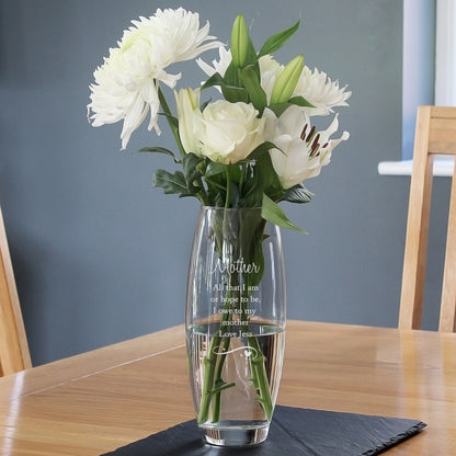 Personalised Swirls & Hearts Bullet Vase - image 5