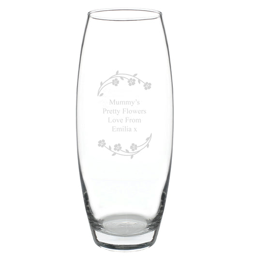 Personalised Floral Bullet Vase - image 2